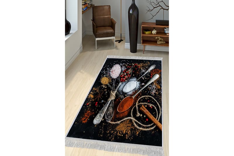 Homefesto Matto 80x300 cm - Monivärinen/Sametti - Kodintekstiilit & matot - Matto - Itämainen matto - Persialainen matto