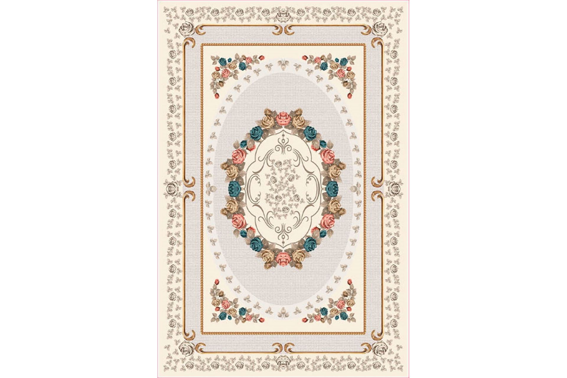 Homefesto Matto 80x300 cm - Monivärinen/Sametti - Kodintekstiilit & matot - Matto - Itämainen matto - Persialainen matto