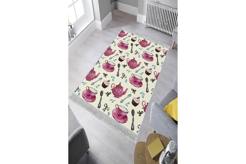 Homefesto Matto 80x300 cm - Monivärinen/Sametti - Kodintekstiilit & matot - Matto - Itämainen matto - Persialainen matto