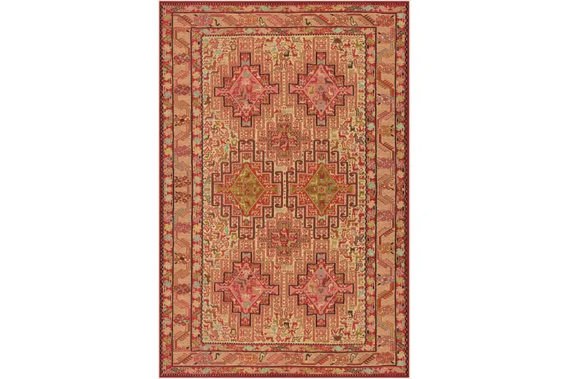 Homefesto Matto 80x300 cm - Monivärinen/Sametti - Kodintekstiilit & matot - Matto - Itämainen matto - Persialainen matto