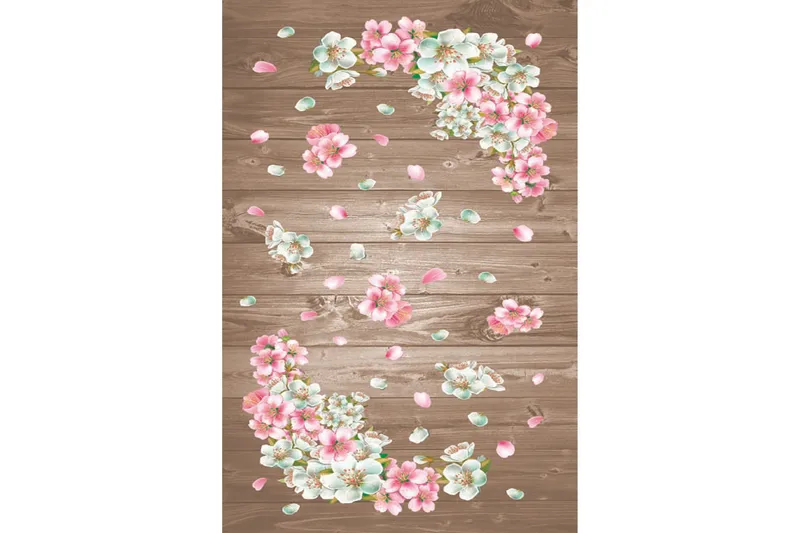 Homefesto Matto 80x300 cm - Monivärinen/Sametti - Kodintekstiilit & matot - Matto - Itämainen matto - Persialainen matto