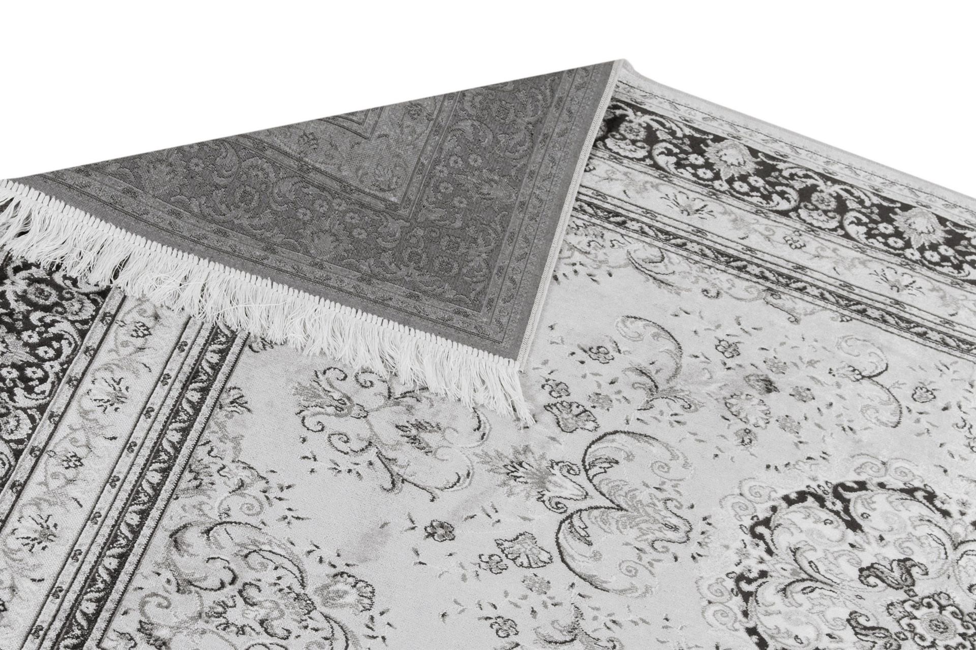 Itämainen Matto Casablanca Medallion 160x230 cm Hopea - Hopea - Kodintekstiilit & matot - Matto - Itämainen matto
