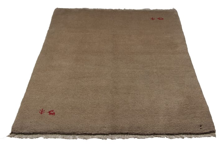Käsinsolmittu Gabbeh Shiraz Villa Beige 162x188cm - Beige - Persialainen matto - Itämainen matto - Käsintehdyt matot