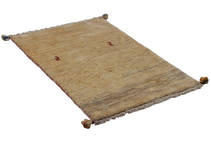Käsinsolmittu Gabbeh Shiraz Villa Beige 71x109cm - Beige - Persialainen matto - Itämainen matto - Käsintehdyt matot