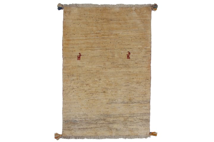 Käsinsolmittu Gabbeh Shiraz Villa Beige 71x109cm - Beige - Persialainen matto - Itämainen matto - Käsintehdyt matot