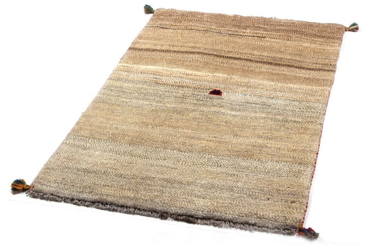 Käsinsolmittu Gabbeh Shiraz Villa Beige 83x133cm - Beige - Persialainen matto - Itämainen matto - Käsintehdyt matot