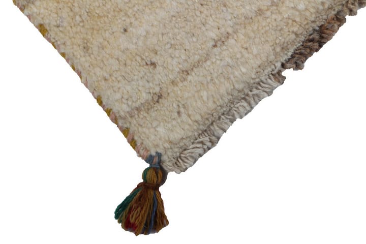 Käsinsolmittu Gabbeh Shiraz Villa Beige/Harmaa 73x117cm - Harmaa/Beige - Persialainen matto - Itämainen matto - Käsintehdyt matot