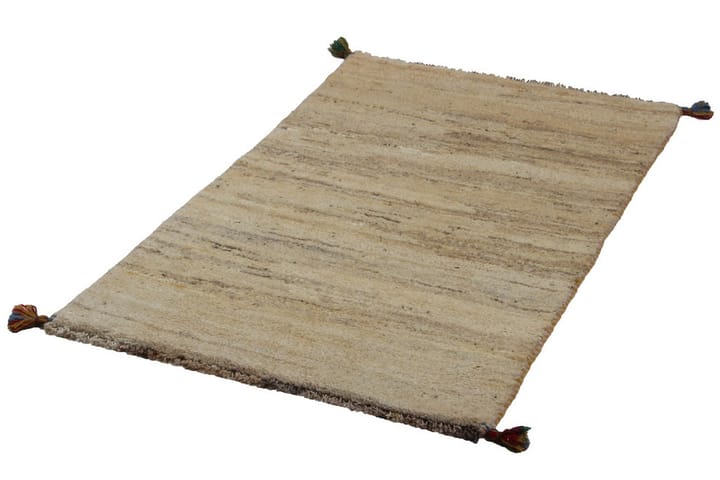 Käsinsolmittu Gabbeh Shiraz Villa Beige/Harmaa 73x117cm - Harmaa/Beige - Persialainen matto - Itämainen matto - Käsintehdyt matot