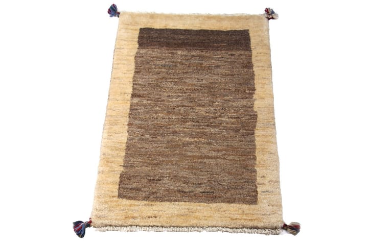 Käsinsolmittu Gabbeh Shiraz Villa Harmaa/Beige 69x108cm - Harmaa/Beige - Persialainen matto - Itämainen matto - Käsintehdyt matot