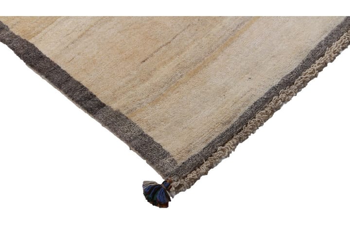 Käsinsolmittu Gabbeh Shiraz Villa Harmaa/Kerma 72x173cm - Harmaa/Kerma - Persialainen matto - Itämainen matto - Käsintehdyt matot
