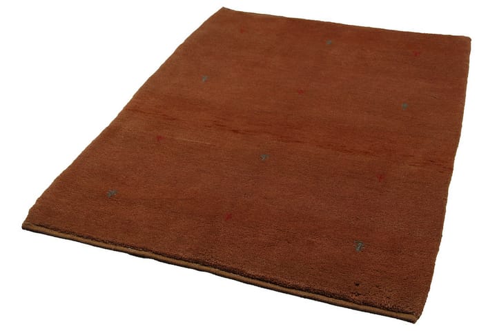 Käsinsolmittu Gabbeh Shiraz Villa Oranssi 105x141cm - Oranssi - Persialainen matto - Itämainen matto - Käsintehdyt matot
