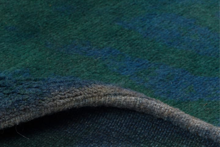 Käsinsolmittu Gabbeh Shiraz Villa T.sin/Tummanvihr 152x190cm - Tummansininen/Tummanvihreä - Itämainen matto - Käsintehdyt matot - Persialainen matto