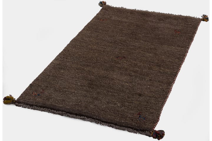 Käsinsolmittu Gabbeh Shiraz Villa Tummanharmaa 78x132cm - Tummanharmaa - Persialainen matto - Itämainen matto - Käsintehdyt matot