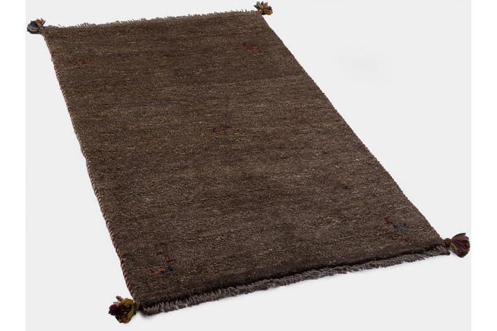 Käsinsolmittu Gabbeh Shiraz Villa Tummanharmaa 78x132cm - Tummanharmaa - Persialainen matto - Itämainen matto - Käsintehdyt matot