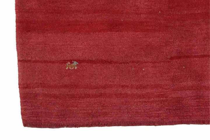 Käsinsolmittu Gabbeh Shiraz Villa Punainen 101x137cm - Punainen - Persialainen matto - Itämainen matto - Käsintehdyt matot