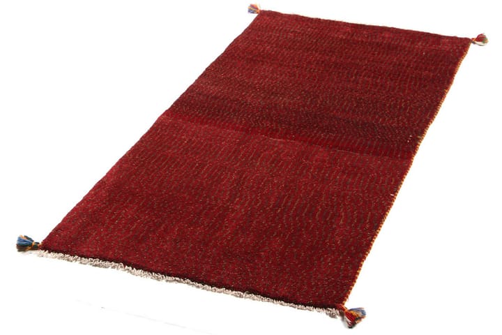 Käsinsolmittu Gabbeh Shiraz Villa Punainen 76x145cm - Punainen - Persialainen matto - Itämainen matto - Käsintehdyt matot