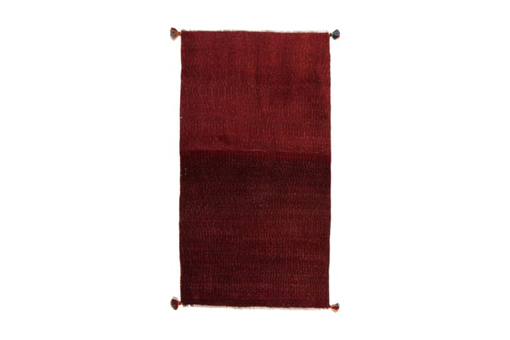 Käsinsolmittu Gabbeh Shiraz Villa Punainen 76x145cm - Punainen - Itämainen matto - Käsintehdyt matot - Persialainen matto
