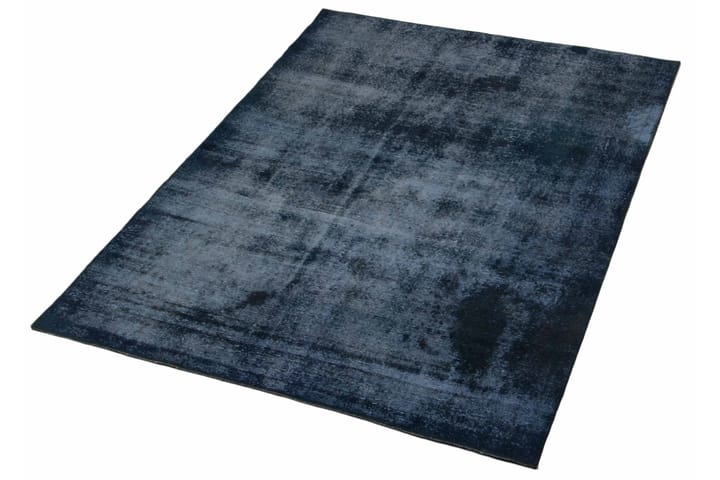 Käsinsolmittu Persialainen matto 146x207 cm Vintage - Tummansininen/Sininen - Persialainen matto - Itämainen matto