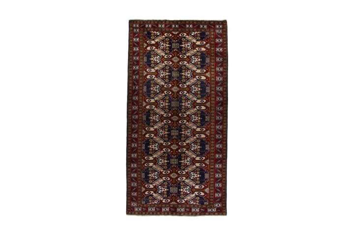 Käsinsolmittu Persialainen Matto 158x298 cm Kelim - Tummansininen / Punainen - Persialainen matto - Itämainen matto