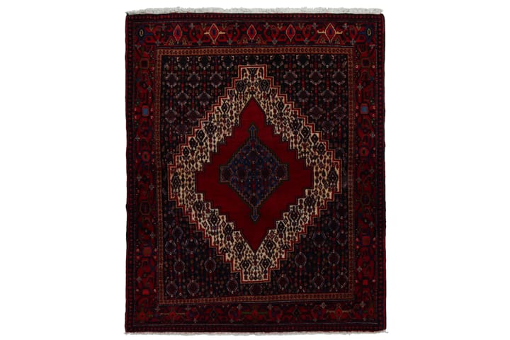 Käsinsolmittu Persialainen matto 128x159 cm Kelim - Punainen/Beige - Persialainen matto - Itämainen matto