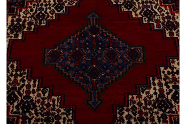 Käsinsolmittu Persialainen matto 128x159 cm Kelim - Punainen/Beige - Persialainen matto - Itämainen matto