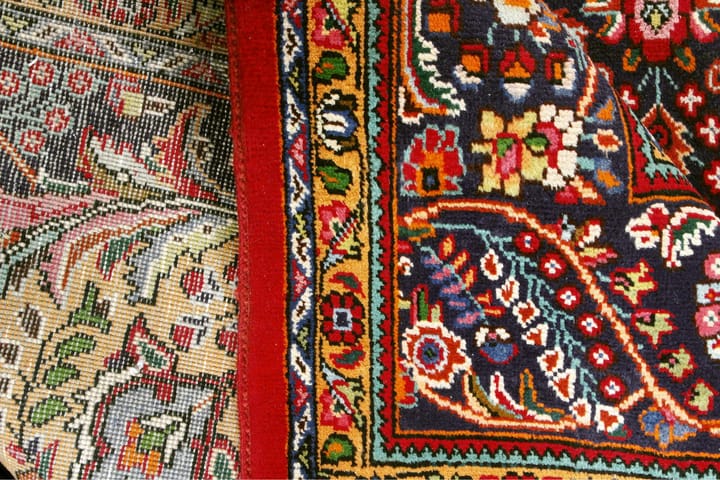 Käsinsolmittu Persialainen Patina matto 254x340 cm - Punainen/Tummansininen - Persialainen matto - Itämainen matto