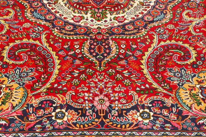 Käsinsolmittu Persialainen Patina matto 254x340 cm - Punainen/Tummansininen - Persialainen matto - Itämainen matto
