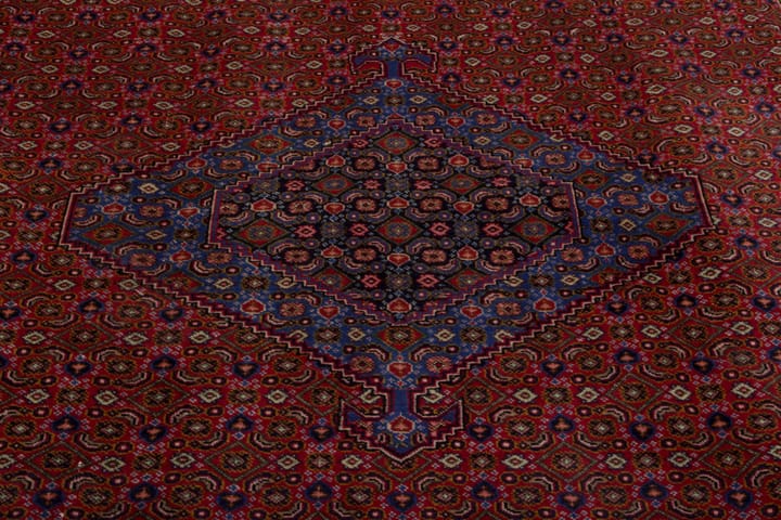 Käsinsolmittu persialainen Matto 195x286 cm - Kupari/Tummansininen - Persialainen matto - Itämainen matto