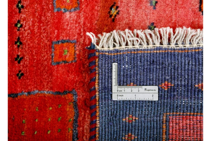 Käsinsolmittu Persialainen Matto 97x172 cm Gabbeh Shiraz - Punainen/Sininen - Persialainen matto - Itämainen matto