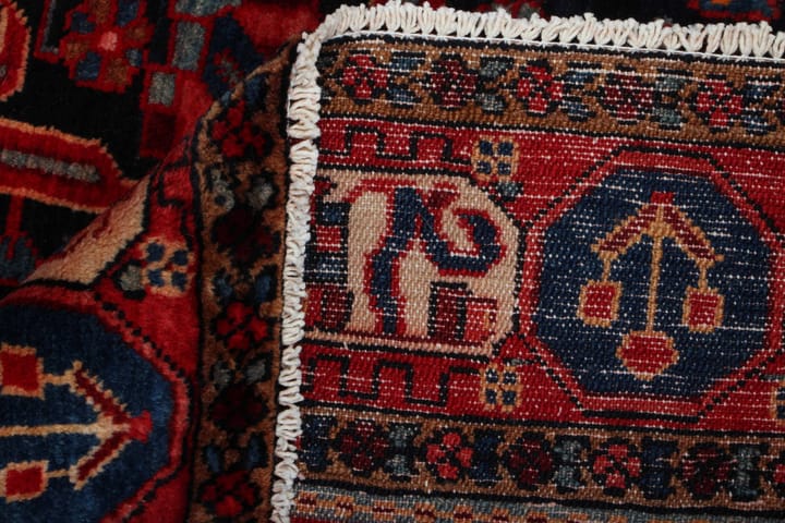 Käsinsolmittu Persialainen Matto 157x292 cm Kelim - Tummansininen / Punainen - Persialainen matto - Itämainen matto