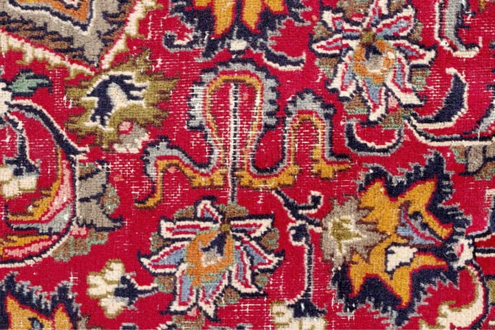 Käsinsolmittu Persialainen Patina Matto 285x384 cm - Punainen/Tummansininen - Persialainen matto - Itämainen matto