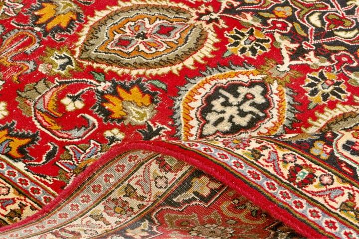 Käsinsolmittu Persialainen Patina Matto 285x384 cm - Punainen/Tummansininen - Persialainen matto - Itämainen matto