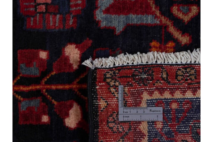 Käsinsolmittu Persialainen Matto 160x249 cm - Tummansininen / Punainen - Persialainen matto - Itämainen matto