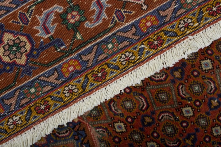 Käsinsolmittu Persialainen matto Varni 195x275 cm Kelim - Ruskea/Sininen - Persialainen matto - Itämainen matto