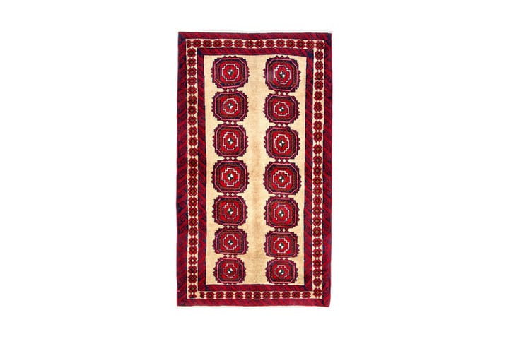 Käsinsolmittu Persialainen matto Varni 104x186 cm Kelim - Beige/Punainen - Persialainen matto - Itämainen matto
