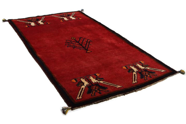 Käsinsolmittu Persialainen Villamatto 188x106 cm Kelim - Punainen - Persialainen matto - Itämainen matto