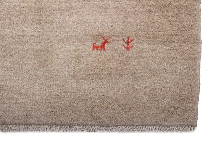 Käsinsolmittu Persialainen Villamatto 208x284 cm Gabbeh Shir - Beige - Persialainen matto - Itämainen matto