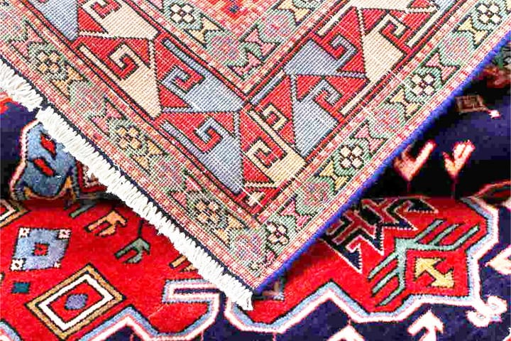 Käsinsolmittu persialainen matto 160x304 cm - Tummansininen / Punainen - Persialainen matto - Itämainen matto