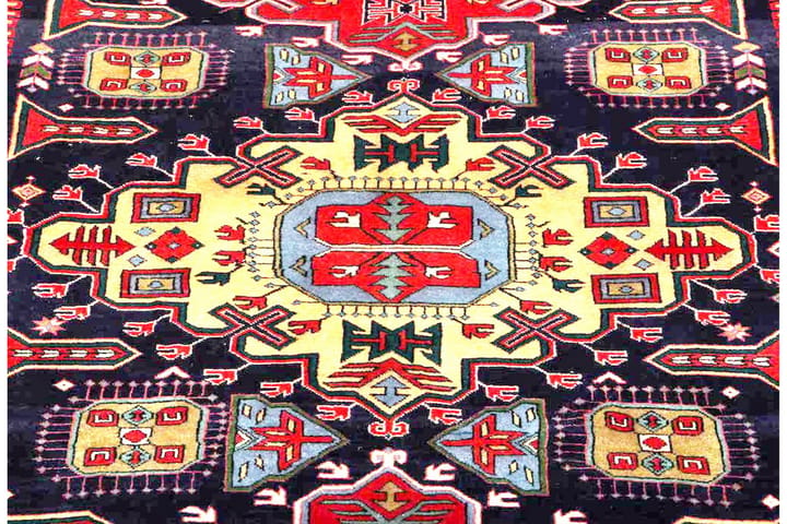 Käsinsolmittu persialainen matto 160x304 cm - Tummansininen / Punainen - Persialainen matto - Itämainen matto