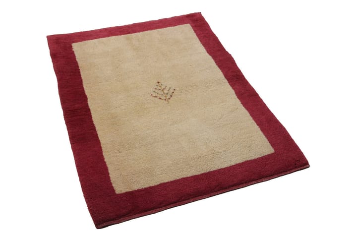 Käsinsolmittu Persialainen Matto 97x172 cm Gabbeh Shiraz - Kerma/Punainen - Persialainen matto - Itämainen matto