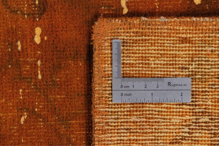Käsinsolmittu Persialainen Villamatto 252x375 cm Vintage - Oranssi / Ruskea - Persialainen matto - Itämainen matto