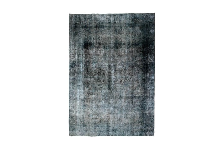 Käsinsolmittu Persialainen Villamatto 222x320 cm Vintage - Tummanvihreä - Persialainen matto - Itämainen matto