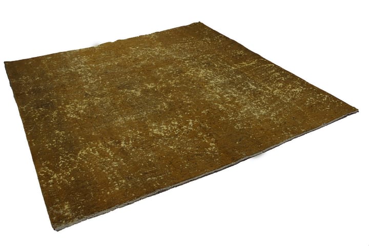 Käsinsolmittu Persialainen Villamatto 290x300 cm Vintage - Sinappi - Persialainen matto - Itämainen matto