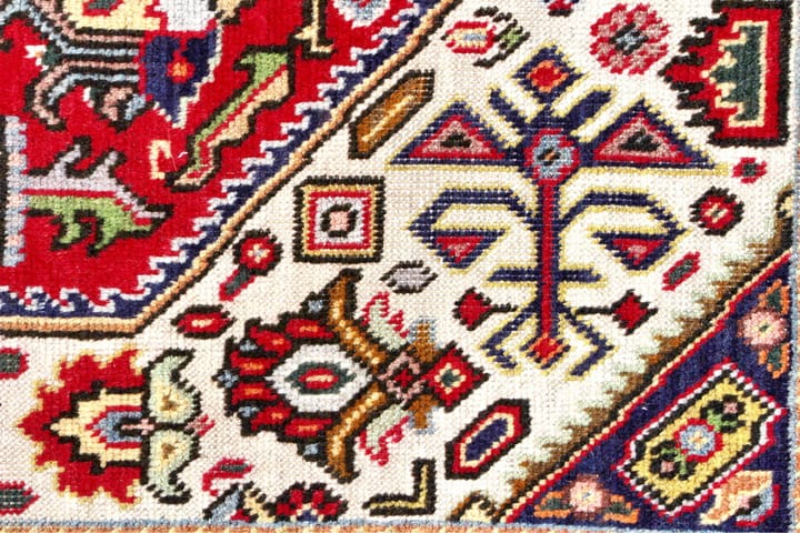 Käsinsolmittu Persialainen Patina matto 195x290 cm - Punainen/Tummasininen - Persialainen matto - Itämainen matto