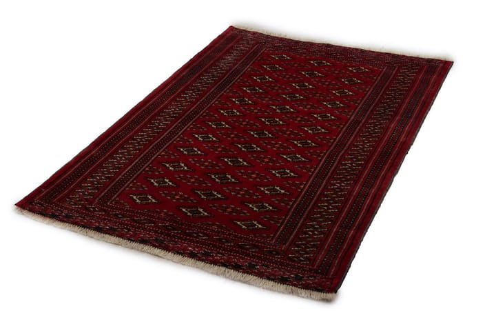 Käsinsolmittu persialainen matto 100x144 cm - Punainen - Persialainen matto - Itämainen matto