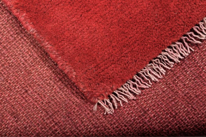 Käsinsolmittu Persialainen Villamatto 160x188 cm Gabbeh Shir - Punainen - Persialainen matto - Itämainen matto
