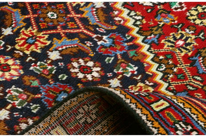 Käsinsolmittu Persialainen Patina matto 290x345 cm - Punainen/Tummansininen - Persialainen matto - Itämainen matto