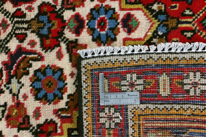 Käsinsolmittu Persialainen Patina matto 290x345 cm - Punainen/Tummansininen - Persialainen matto - Itämainen matto