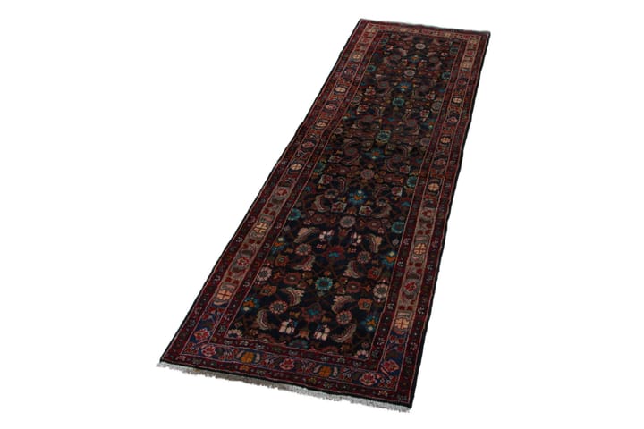 Käsinsolmittu Persialainen matto 99x328 cm - Tummansininen / Punainen - Persialainen matto - Itämainen matto