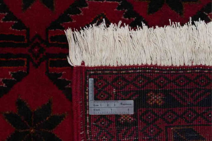Käsinsolmittu Persialainen Matto Aalto 99x215 cm Kelim - Punainen / Musta - Persialainen matto - Itämainen matto